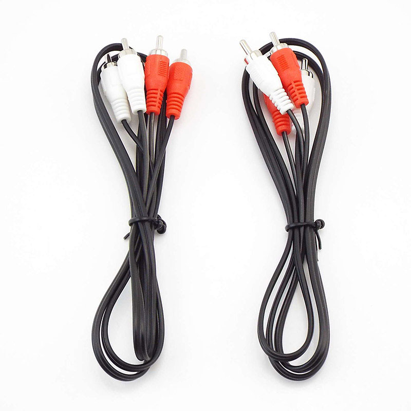 Audio Splitter Y - 1m-5m Dubbele 2RCA 2 RCA Male