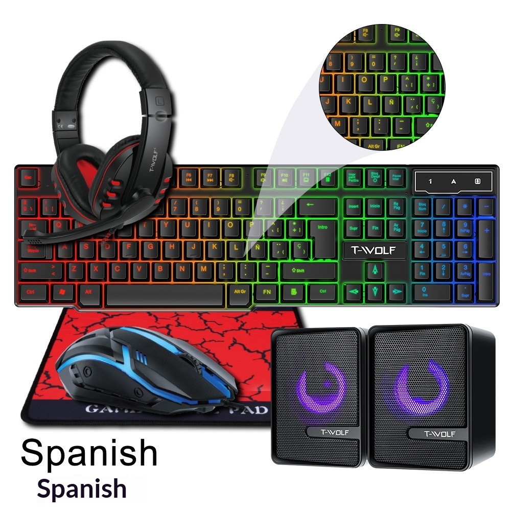 Spaans Russisch Toetsenbord La - Gaming Headset Rgb recensie en prijs