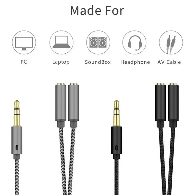 Headset Adapter Hoofdtelefoon  - Audio Splitter Y recensie en prijs