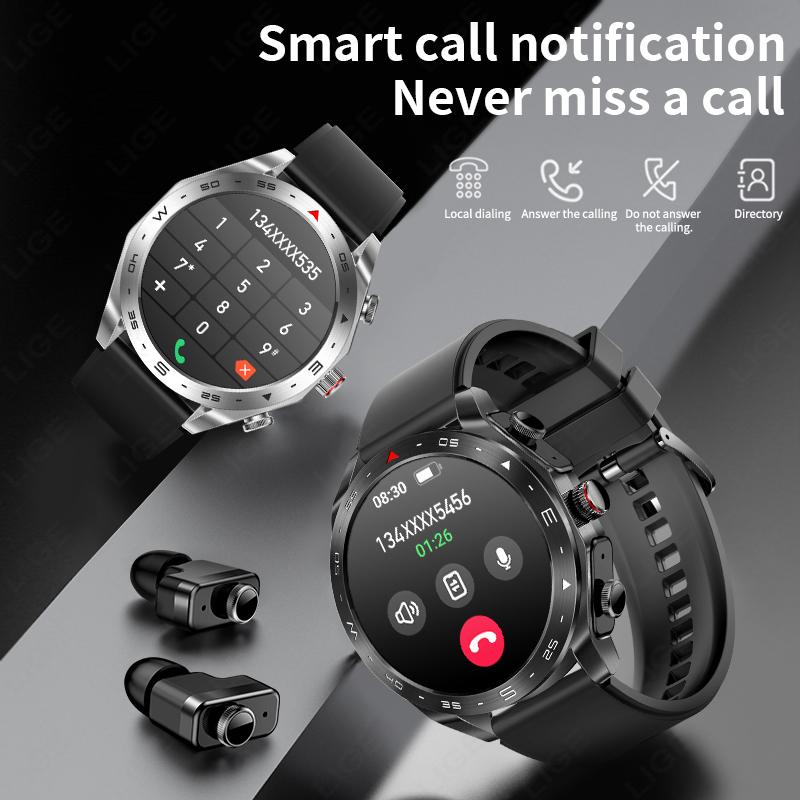 LIGE TWS 2-in-1 Smartwatch met - Wireless Earbuds Tws recensie en prijs